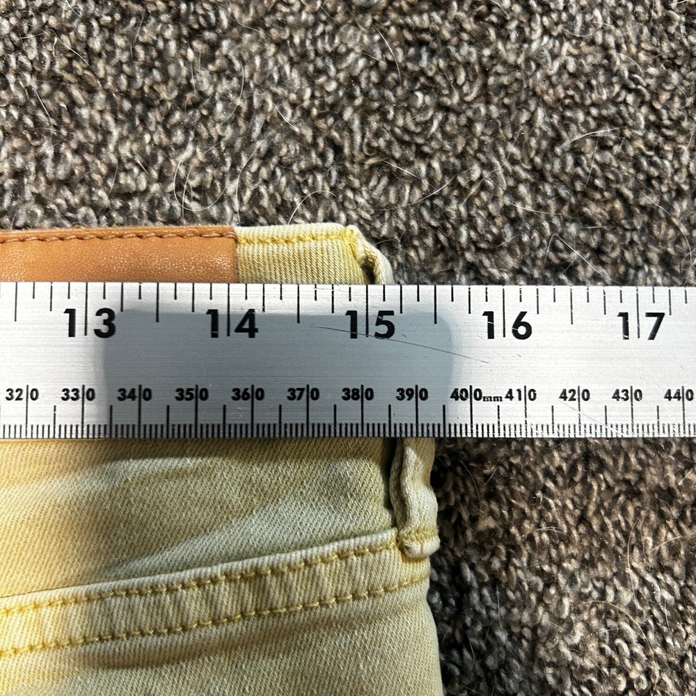 Dear John Jeans Women 29 Tan Excellent Mid Rise Slim Fit Tapered Denim - Picture 5 of 5